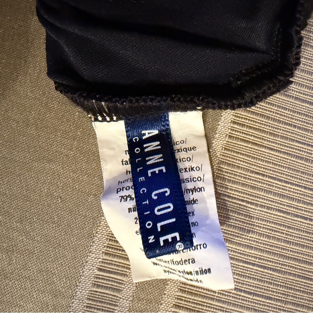 Anne Cole Black Ruffle One Piece Swimsuit - Picture 4 of 5